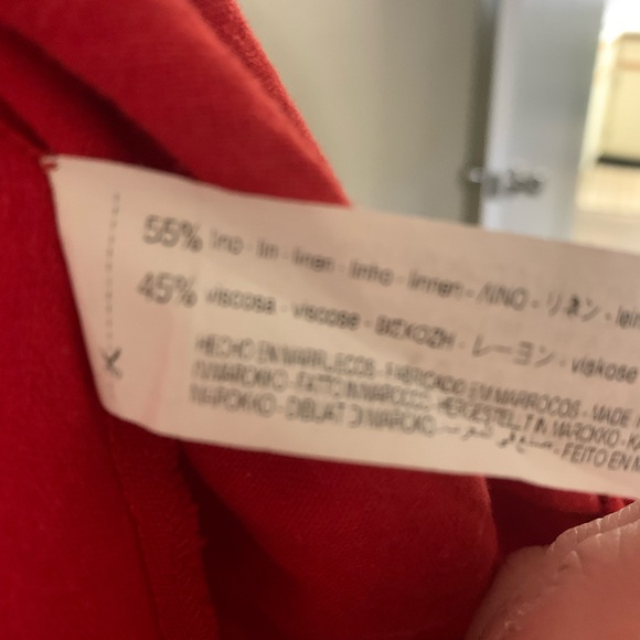 Zara ruffle red wrap dress - Picture 8 of 9